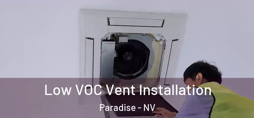 Low VOC Vent Installation Paradise - NV